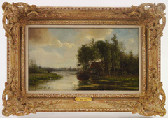 Boerderij aan de plas by Jan Hendrik Doeleman