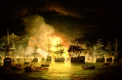 Bombardment of Algiers by Thomas Luny