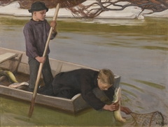 Boys Fishing by Eero Järnefelt