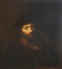 Bust of a Man with Beard and Beret by Rembrandt