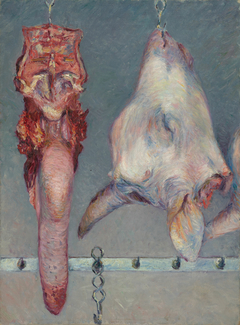 Calf's Head and Ox Tongue by Gustave Caillebotte