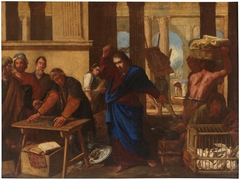 Casting the Money Changers out of the Temple by Aniello Falcone