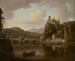 Castle on the Rhne River, France by William Marlow