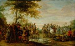 Cavalry troop by Peter Snayers