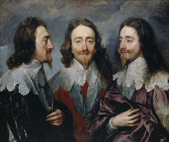 Charles I (in three positions) by Anthony van Dyck