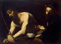 Christ and Caiaphas by Battistello Caracciolo