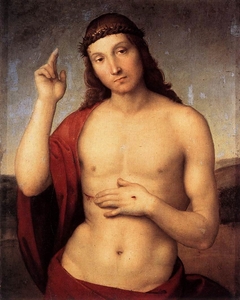 Christ Blessing by Raphael