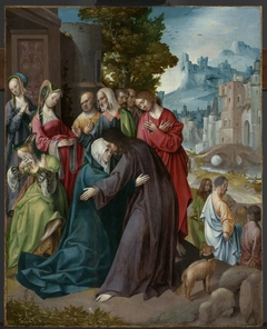 Christ Taking Leave of his Mother by Cornelis Engebrechtsz