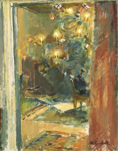 Christmas Tree in the Hall of Kilo Mansion by Magnus Enckell