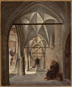 Cloisters of the Jagiellonian Library in Kraków by Aleksander Gryglewski