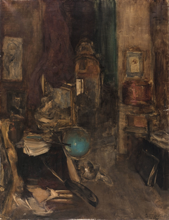 Coin d'atelier, boulevard de Clichy by Antoine Vollon