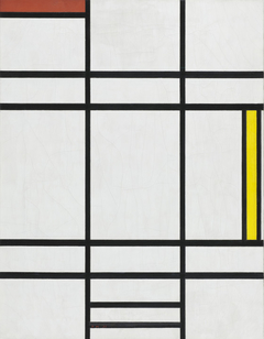 Composition in White, Red, and Yellow by Piet Mondrian