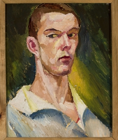 Cubist self-portrait by Zygmunt Waliszewski