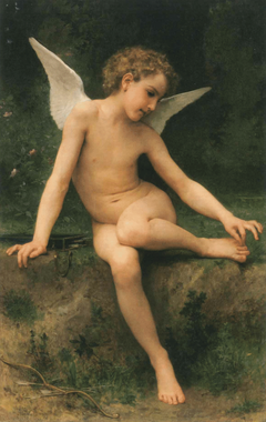 Cupid with a thorn by William-Adolphe Bouguereau