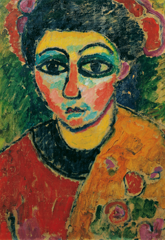 Damenbildnis by Alexej von Jawlensky