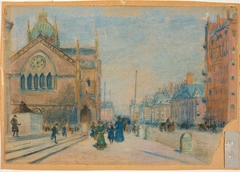 Dartmouth Street from Copley Square by Arthur Clifton Goodwin