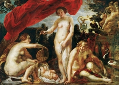 Daughters of Kekrops Finding Erichthonios. by Jacob Jordaens