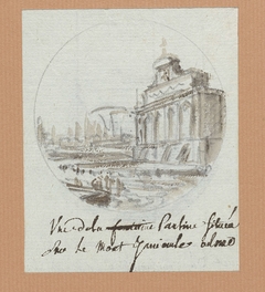 De Aqua Paolo, de fontein op de Janiculus by Victor Jean Nicolle