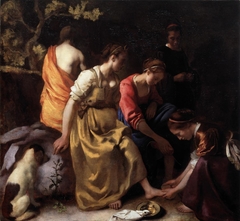 Diana and Her Companions by Johannes Vermeer