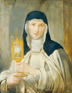 Die heilige Katharina mit Monstranz by Joseph Hasslwander