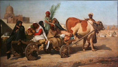 During the celebrations of Bayram in Cairo by Félix-Auguste Clément