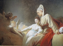 Education of the Virgin by Jean-Honoré Fragonard