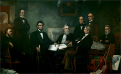 First Reading of the Emancipation Proclamation of President Lincoln by Francis Bicknell Carpenter