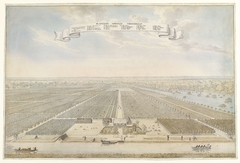 Gezicht op de plantage Cornelis Vriendschap in Suriname by Unknown Artist