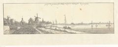 Gezicht op Gorinchem en de Waterpoort by Jan de Beijer