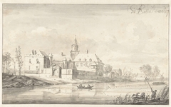 Gezicht op het kasteel Nijenrode by Jan Baptist Weenix