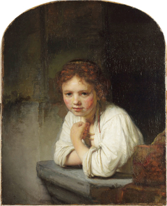 Girl at a Window by Rembrandt