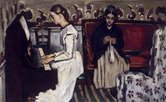 Girl at the Piano (The Overture to Tannhauser) by Paul Cézanne