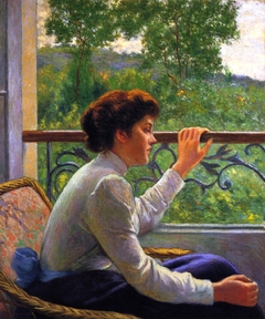 Girl by the Window by Federico Zandomeneghi