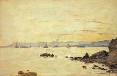 Golfe-Juan by Eugène Boudin