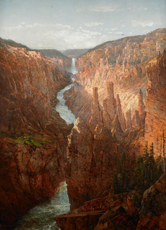 Grand Canyon, Yellowstone River, Wyoming by William Louis Sonntag