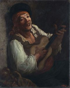 Guitar Player by Gustave Doré