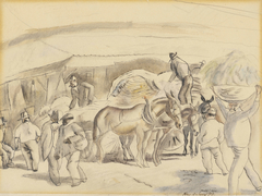 Harvesters by Jules Pascin