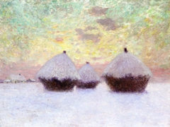 Haystacks in the Snow by Emile Claus