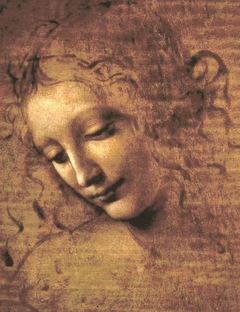 Head of a Young Woman, La Scapigliata by Leonardo da Vinci