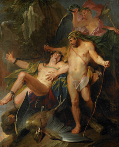 Hercules Delivering Prometheus by Nicolas Bertin