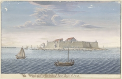 Het fort Hammenhiel op Ceylon by C. Steiger