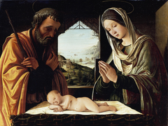 Holy Family (Nativity) by Lorenzo Costa