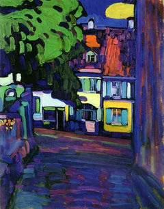 Murnau, Houses in the Obermarkt by Wassily Kandinsky