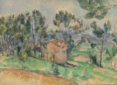 Hunting Cabin in Provence (Cabane de chasse en Provence) by Paul Cézanne