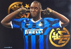 Inter- Lukaku (football player) by Petros S. Papapostolou