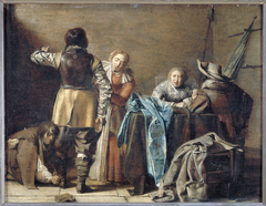 Intérieur de corps de garde by Pieter Codde