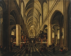 Interior of a Gothic Church by Pieter Neeffs