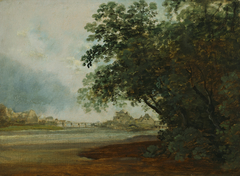 Isar mit Praterinsel by Johann Georg von Dillis