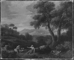 Italienische Landschaft by Jan Frans van Bloemen