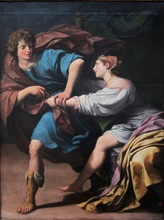 Joseph et la femme de Putiphar by Leonello Spada